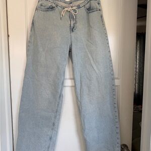 Gap 90s Loose Mid Rise Drawstring jeans